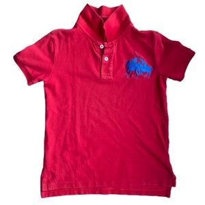 {preloved} Boy’s Red Ralph Lauren Polo Shirt